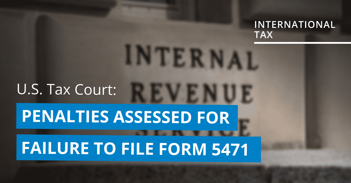 form 5471 failure to file penalty